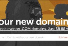 【美国NameCheap】新注册.COM域名首年只需8.88美元-沃园